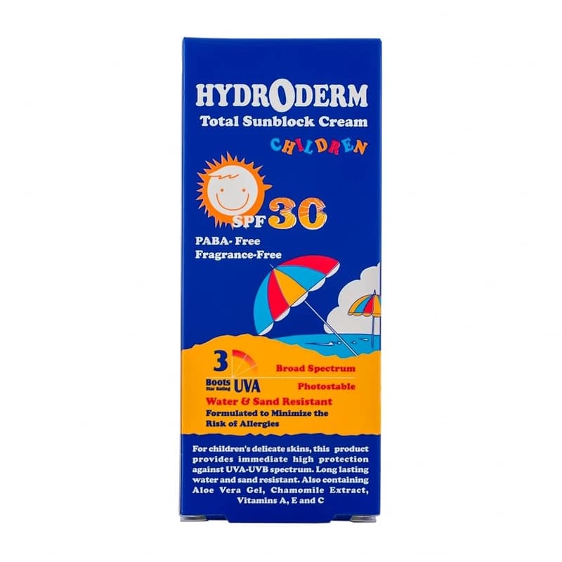 كرم ضد آفتاب اطفال SPF30 هيدرودرم 50 گرم — تصویر ۲
