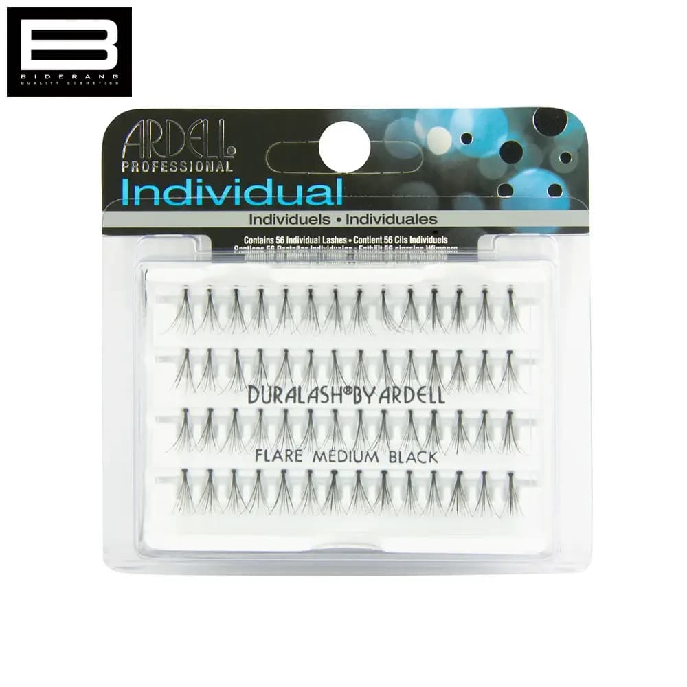 مژه مصنوعی تکی آردل بدون گره سایز متوسط ARDEL Flare Medium Black
