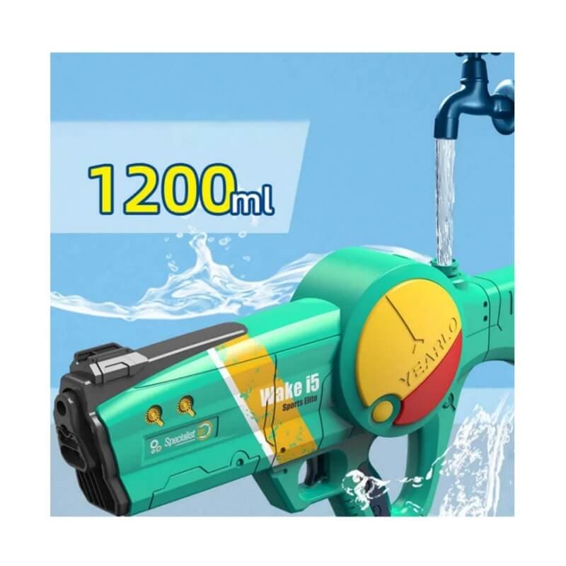 تفنگ آبپاش شارژی طرح ماهی مخزن 1100CC آیتم 3202 — تصویر ۵