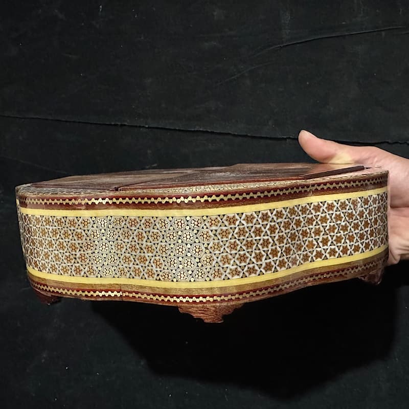 شکلات خوری خاتم کاری چهار درب بزرگ 28در28 — تصویر ۴