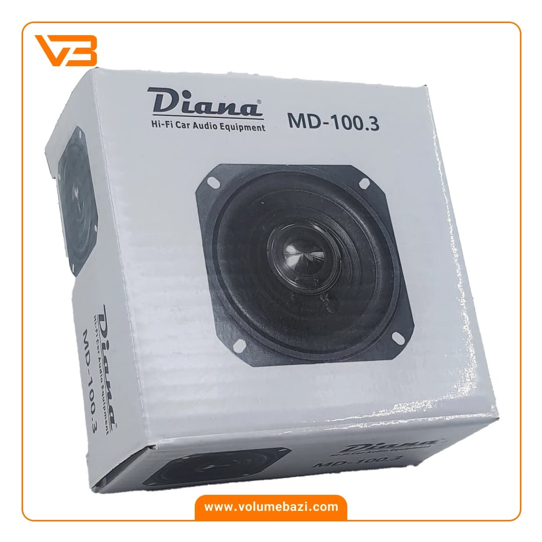 میدرنج 4 اینچ خودرو دیانا مدل MD-100.3 — تصویر ۴