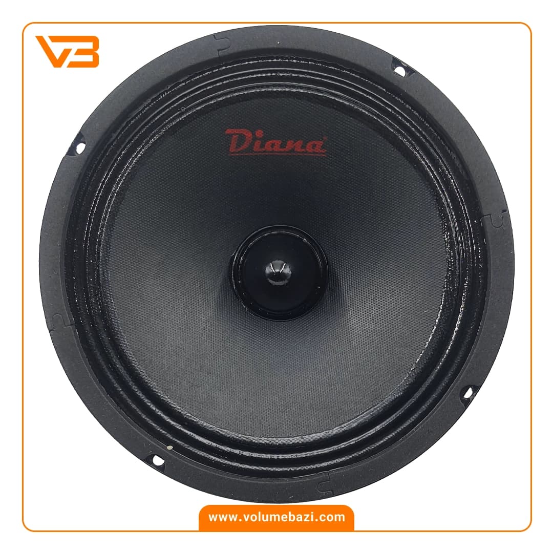 میدرنج 8 اینچ خودرو دیانا مدل MD-200.3 B (بولت دار)