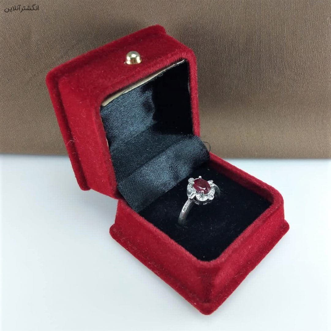 انگشتر یاقوت سرخ زنانه کد{126}