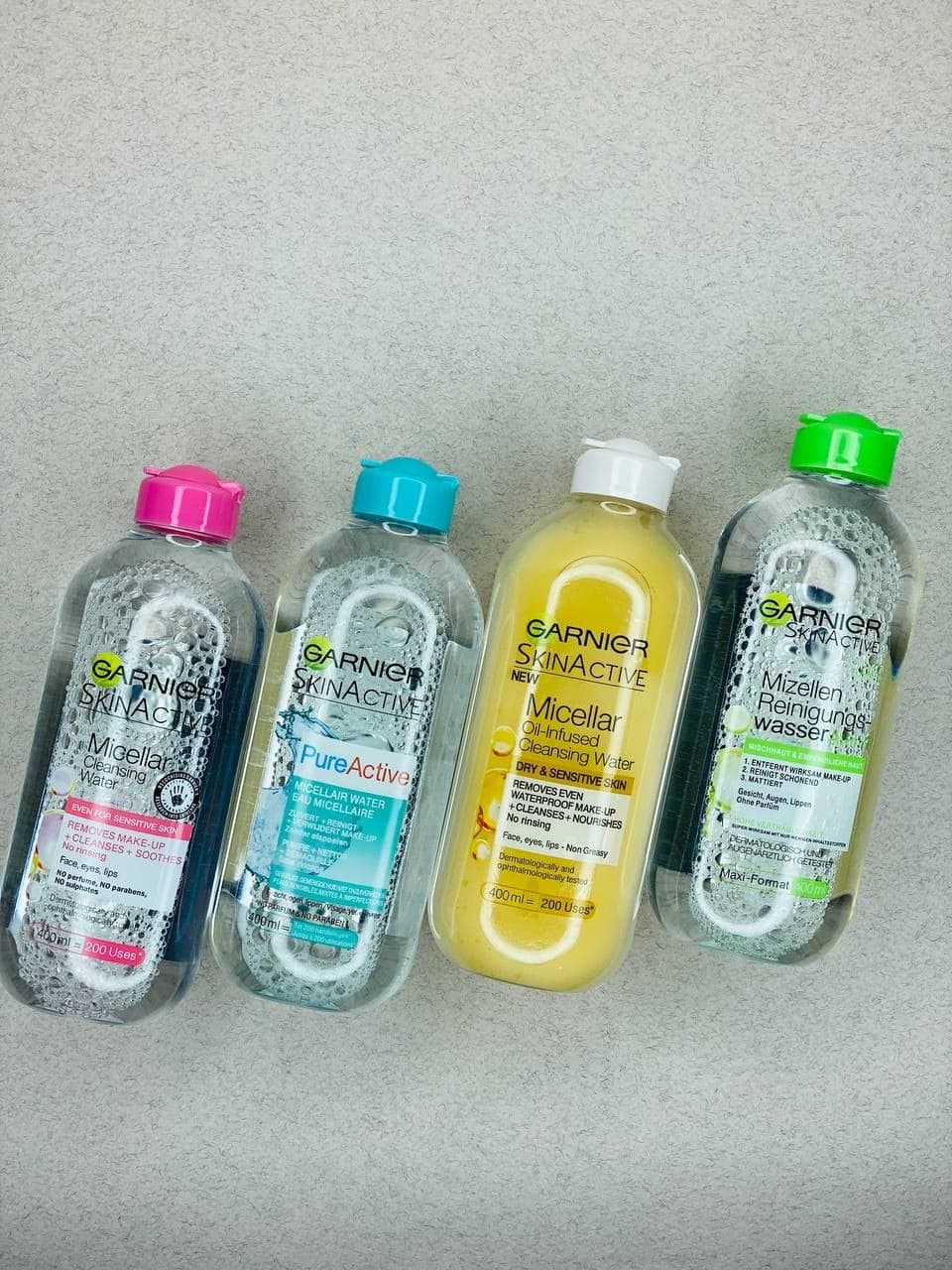 میسلارواتر گارنیر اصل در چهار رایحە ٤٠٠ میل — تصویر ۵