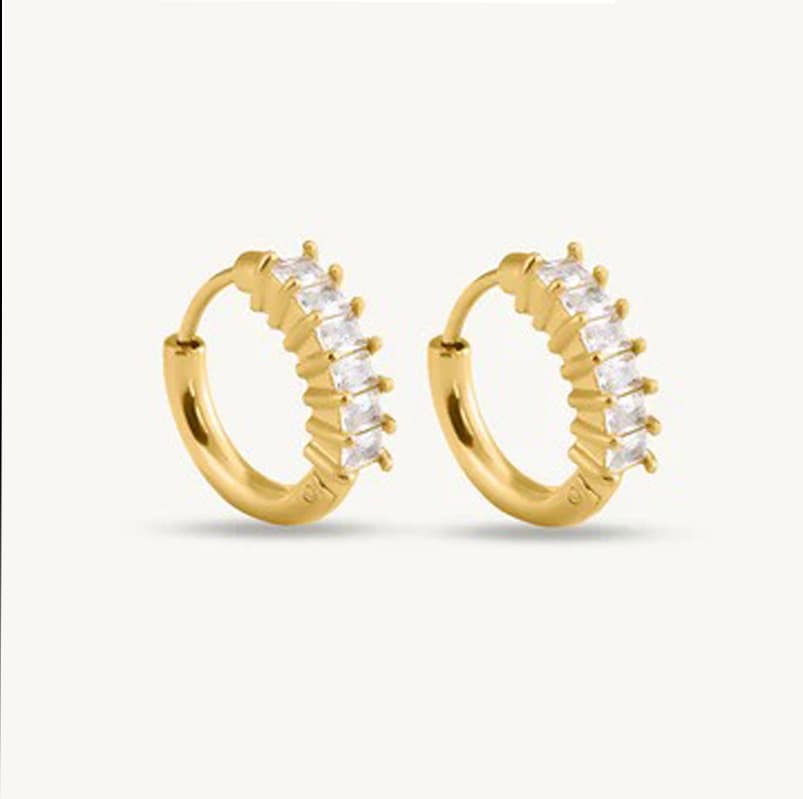 گوشواره طلا زنانه حلقه ای دلبر