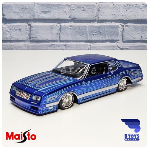 ماکت ماشین فلزی شورولت مونت کارلو آبی(Chevrolet Monte Carlo Maisto)