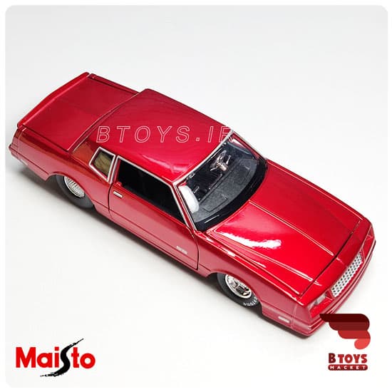 ماکت ماشین فلزی شورولت مونت کارلو قرمز(Chevrolet Monte Carlo Maisto) — تصویر ۵