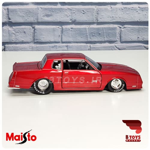ماکت ماشین فلزی شورولت مونت کارلو قرمز(Chevrolet Monte Carlo Maisto) — تصویر ۴