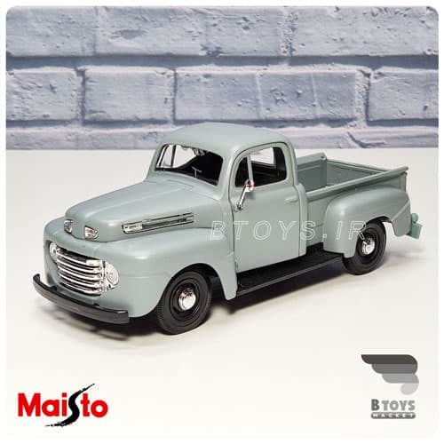 ماکت ماشین فلزی فورد اف یک پیکاپ 1948 خاکستری(Ford F1-pickup Maisto)