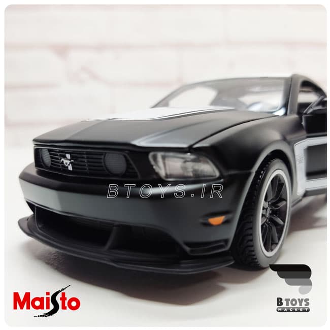 ماکت فلزی فورد موستانگ باس مشکی(Ford Mustang Boss Maisto) — تصویر ۵