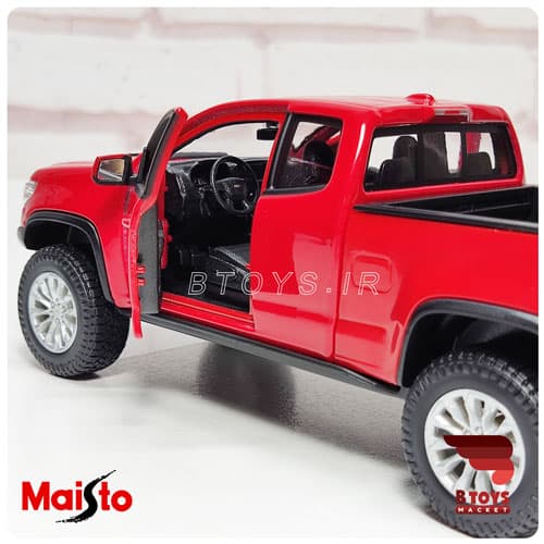 ماکت فلزی شورولت کلورادو قرمز(Chevrolet Colorado ZR2 Maisto) — تصویر ۵