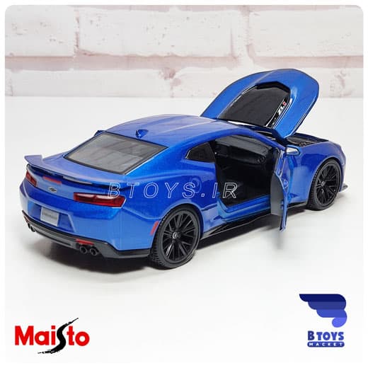 ماکت شورولت کامارو 2017 آبی مایستو(Chevrolet CamaroZL1 Maisto)مقیاس:1/24 — تصویر ۲