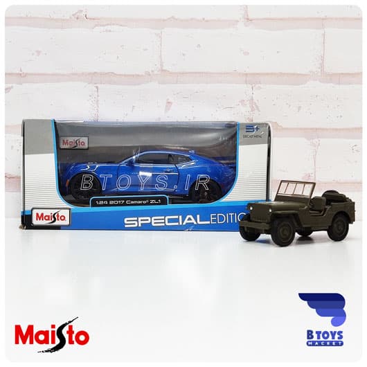ماکت شورولت کامارو 2017 آبی مایستو(Chevrolet CamaroZL1 Maisto)مقیاس:1/24 — تصویر ۴