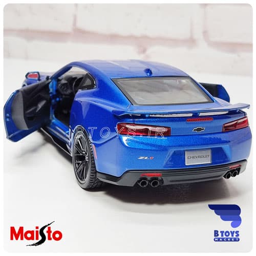 ماکت شورولت کامارو 2017 آبی مایستو(Chevrolet CamaroZL1 Maisto)مقیاس:1/24 — تصویر ۶