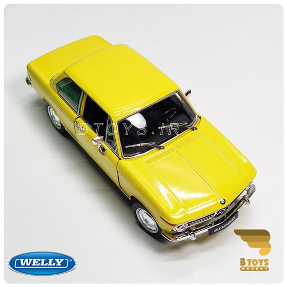 ماکت فلزی بی ام و 2002زرد(BMW 2002 welly) — تصویر ۶