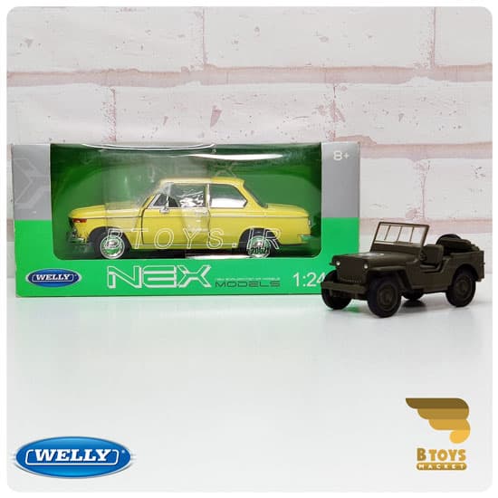 ماکت فلزی بی ام و 2002زرد(BMW 2002 welly) — تصویر ۴
