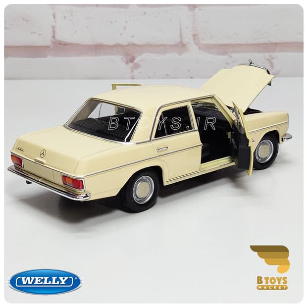 ماکت مرسدس بنز 220 (معماری)کرم(Mercedes Benz 220 welly) — تصویر ۲