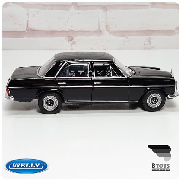 ماکت مرسدس بنز 220 (معماری)مشکی(Mercedes Benz 220 welly) — تصویر ۳