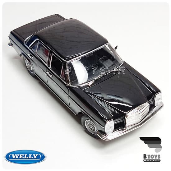 ماکت مرسدس بنز 220 (معماری)مشکی(Mercedes Benz 220 welly) — تصویر ۶