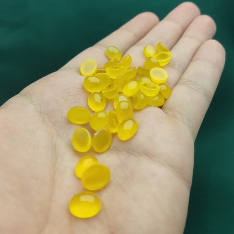 نگین شرف الشمس بیضی سایز 10*8 میلیمتر کد{6} — تصویر ۲