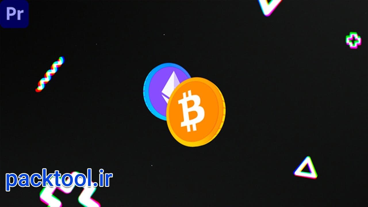 دانلود پروژه پریمیر پرو اینترو کریپتو یوتیوب Crypto Youtube Intro
