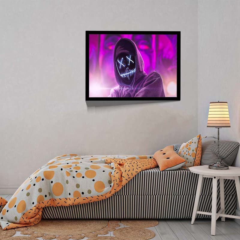 تابلو مدل hoodie neon guy کد F-13009 — تصویر ۸