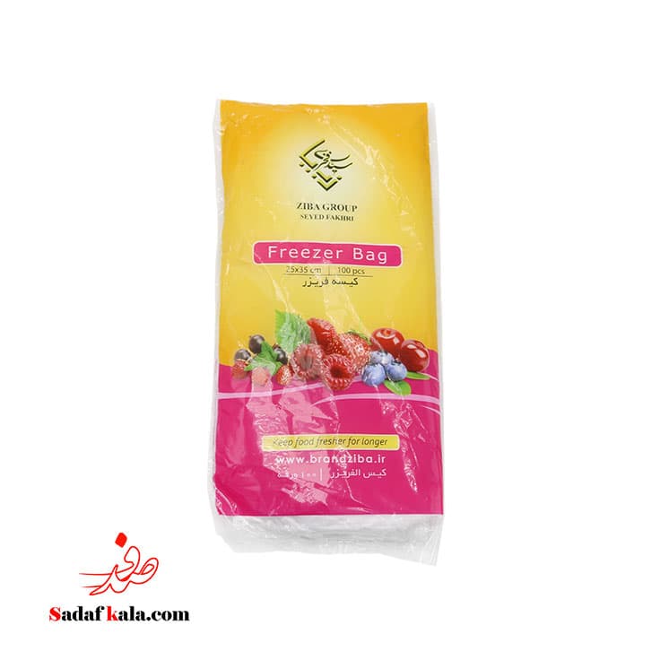 کیسه فریزر 100 برگ سایز 25*35 زیبا — تصویر ۲