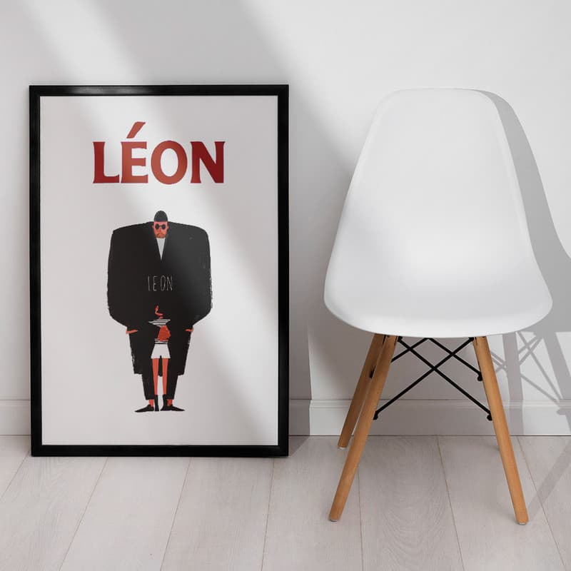 تابلو صبا طرح مدل فیلم Leon the professional کد 01