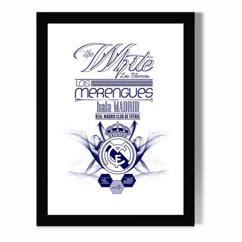 تابلو مدل دیواری طرح رئال مادرید Real Madrid کد FD545