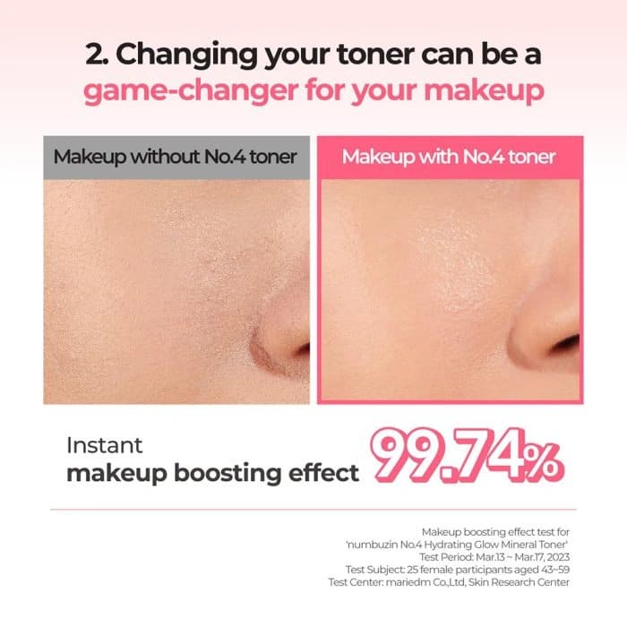 تونر آبرسان عمیق و درخشان کننده پوست شماره 4 نامبوزین — تصویر ۲