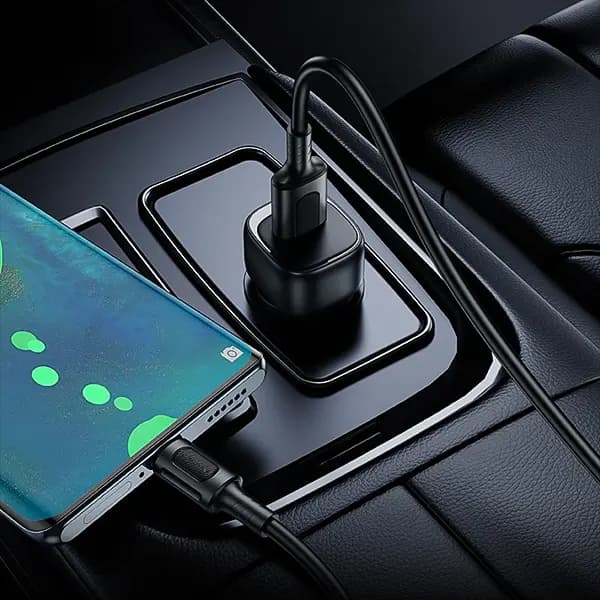 شارژر فندکی QC3.0 18W بروفون مدل BZ34 — تصویر ۵