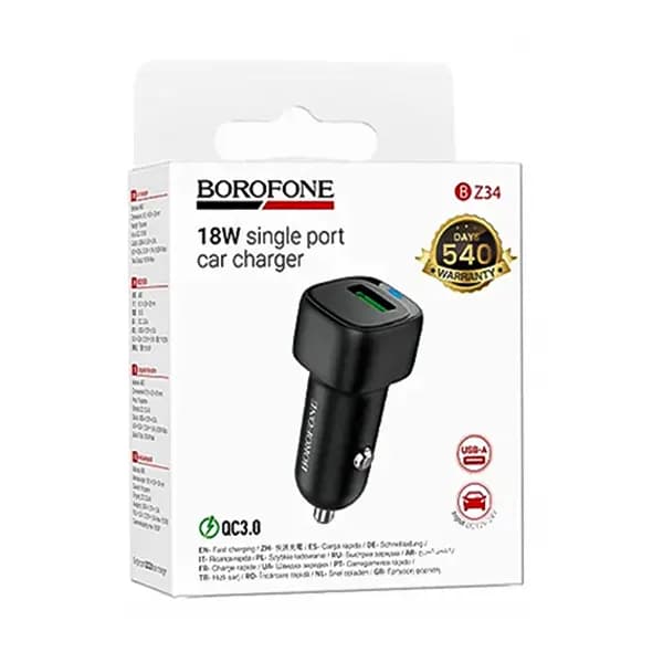 شارژر فندکی QC3.0 18W بروفون مدل BZ34 — تصویر ۲