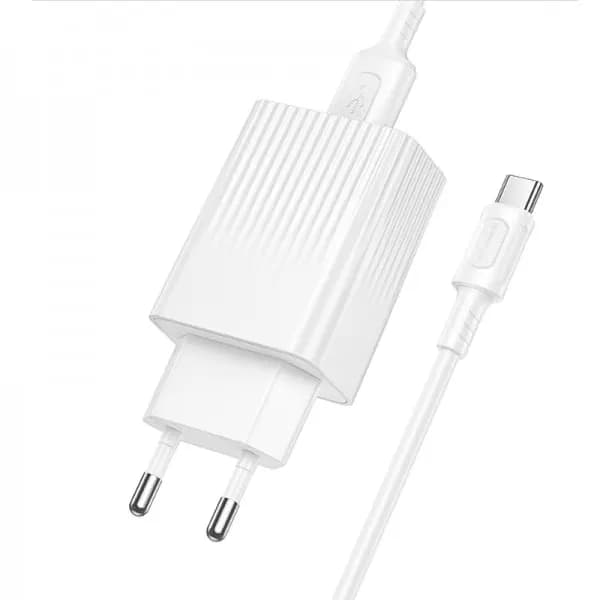 شارژر دیواری QC 18W بروفون مدل BAS72A + کابل تایپ سی — تصویر ۴