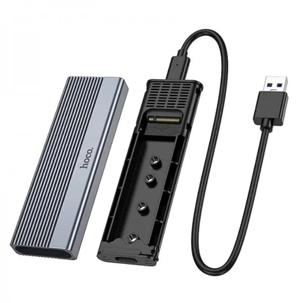 باکس هارد 4TB / 6Gbps M2 SATA SSD USB3.1 هوکو مدل HB47 — تصویر ۳