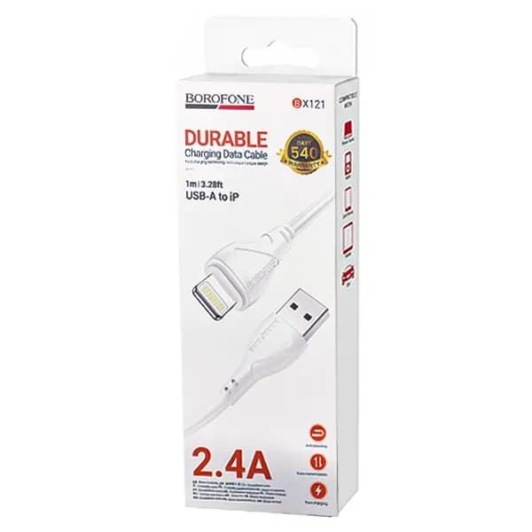 کابل USB به لایتنینگ بروفون مدل BX121 طول 1 متر — تصویر ۲