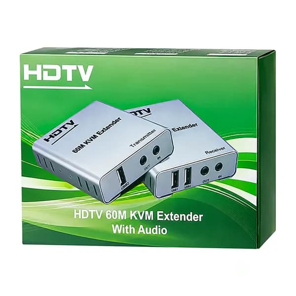تبدیل اکستندر 60M USB HDMI KVM — تصویر ۲