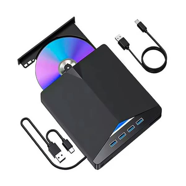 درایو DVD RW اکسترنال USB3.0 / هاب / رم ریدر — تصویر ۵