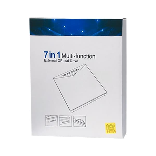 درایو DVD RW اکسترنال USB3.0 / هاب / رم ریدر — تصویر ۲