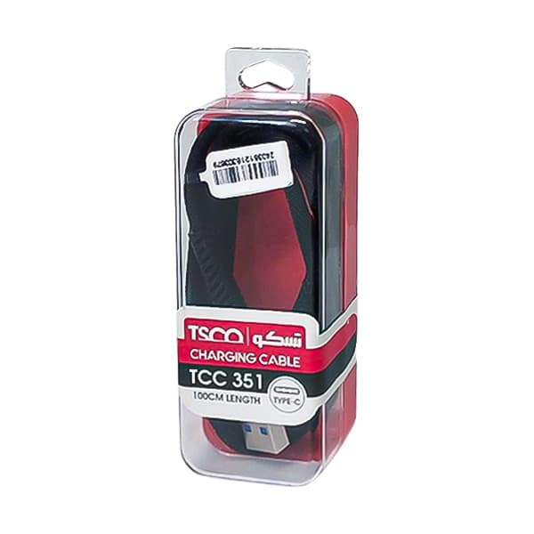 کابل USB به Type-C تسکو مدل TCC 351 طول 1 متر — تصویر ۲