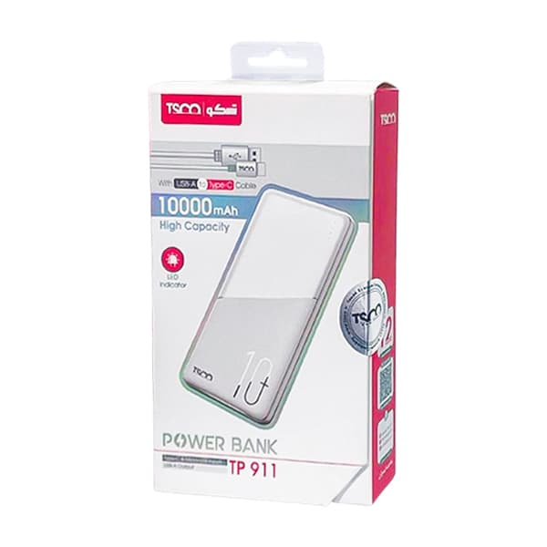 شارژر همراه تسکو مدل TP 911 ظرفیت 10000mAh — تصویر ۲
