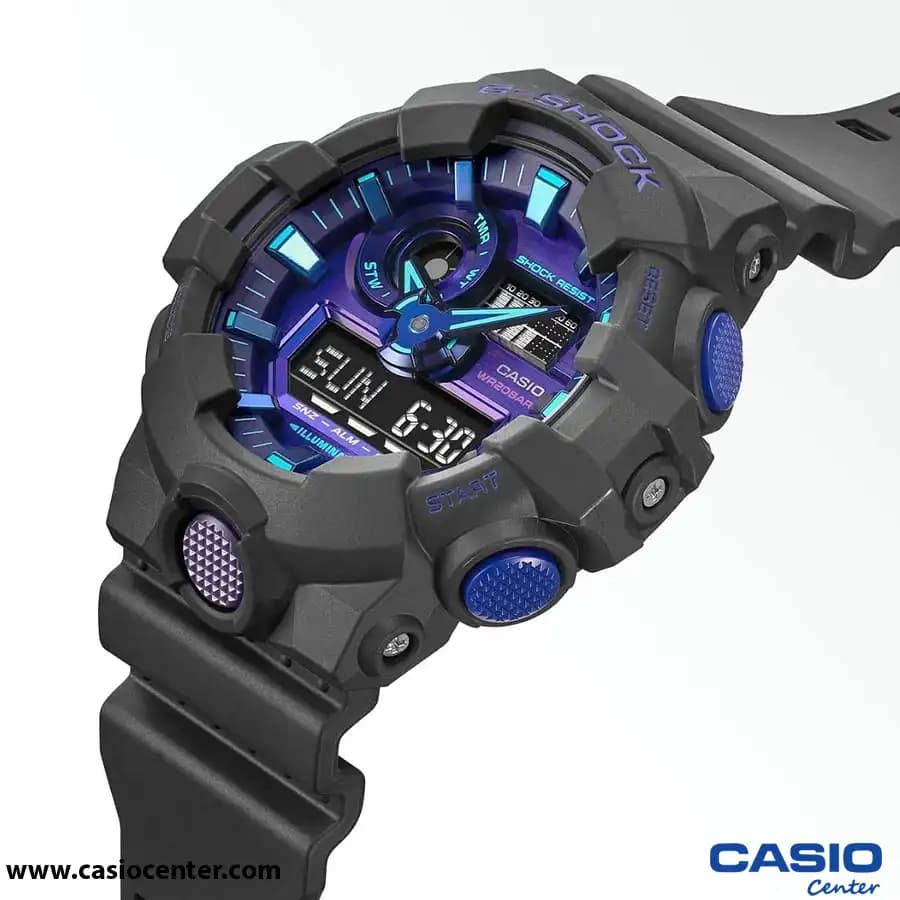 ساعت مچی مردانه کاسیو مدل GA-700VB-1ADR — تصویر ۷
