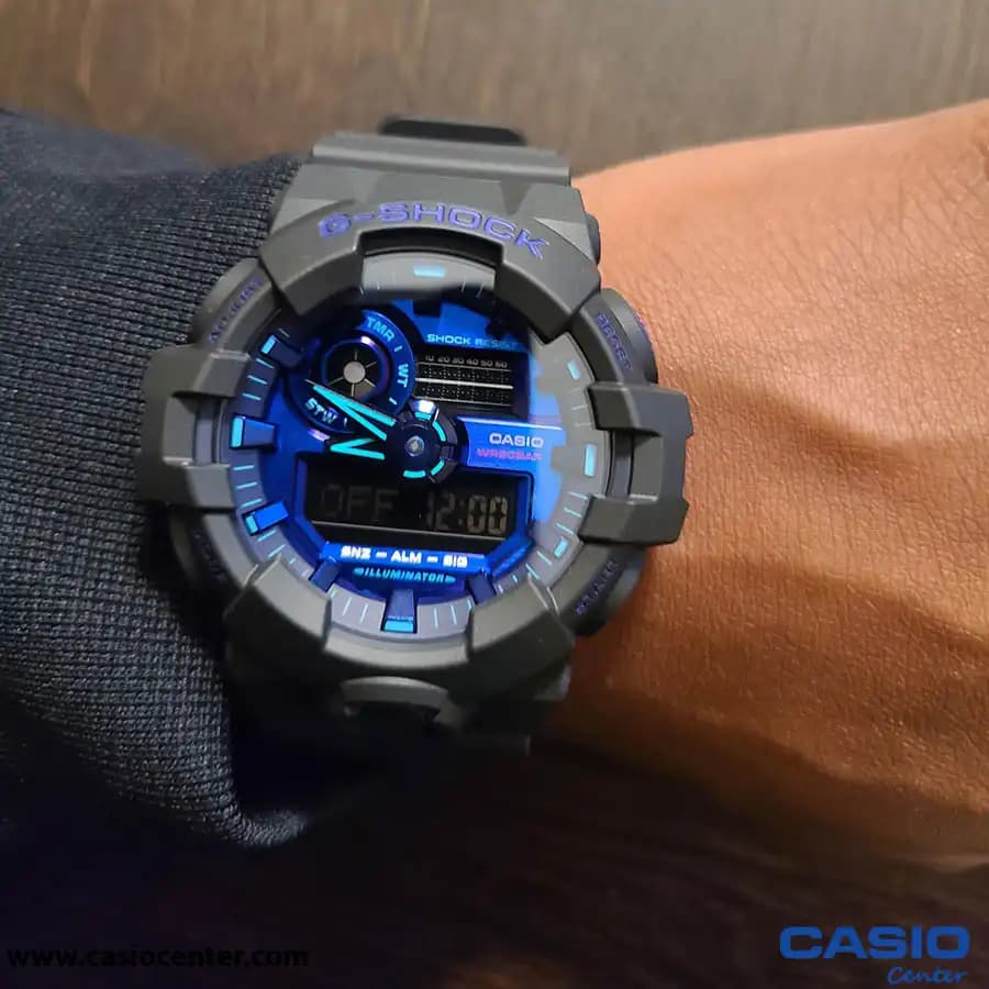 ساعت مچی مردانه کاسیو مدل GA-700VB-1ADR — تصویر ۹