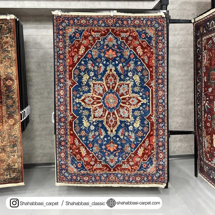 فرش سنتی کد 800116 لاکی — تصویر ۲