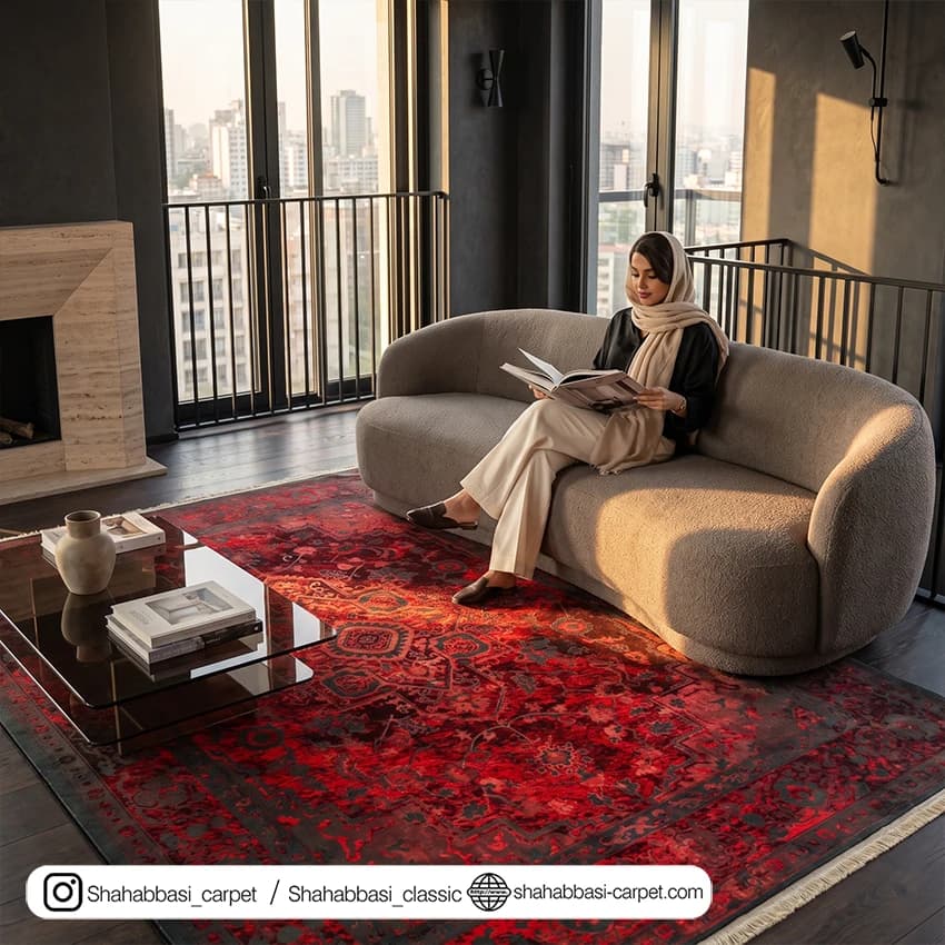 فرش سنتی کد 800105 لاکی