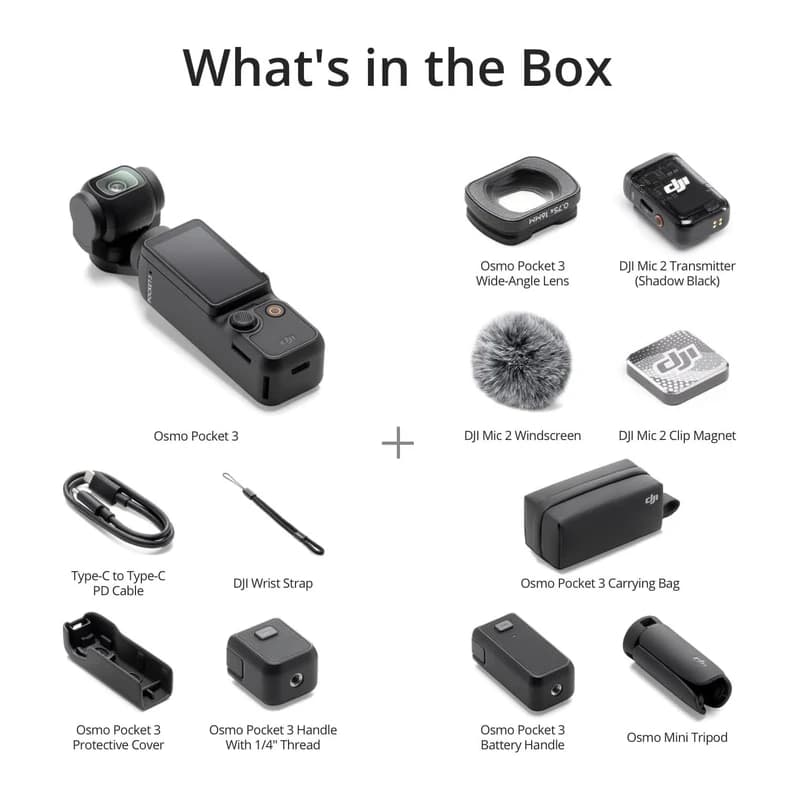 گیمبال دوربین DJI Osmo Pocket 3 Creator Combo — تصویر ۹