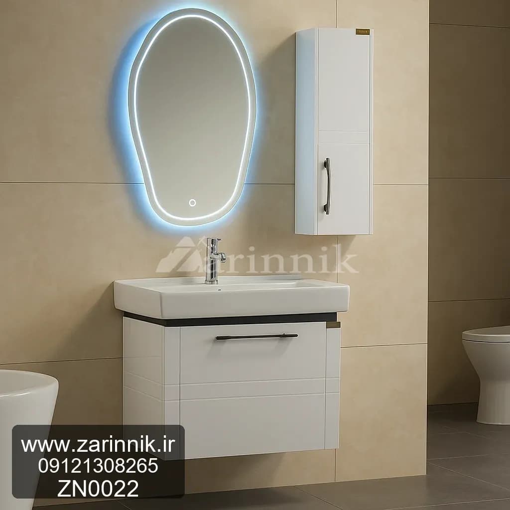 روشویی کابینتی 40*70 مدرن زرین نیک کد ZN0022