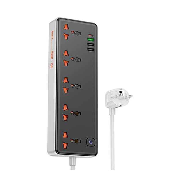 5 خانه برق 1PD + 3USB هوکو مدل AC14A