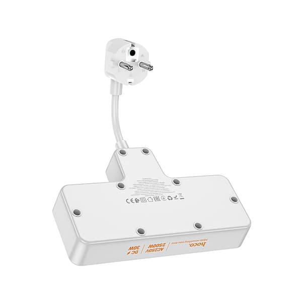 دو خانه برق 1PD + 3USB هوکو مدل AC12A — تصویر ۳