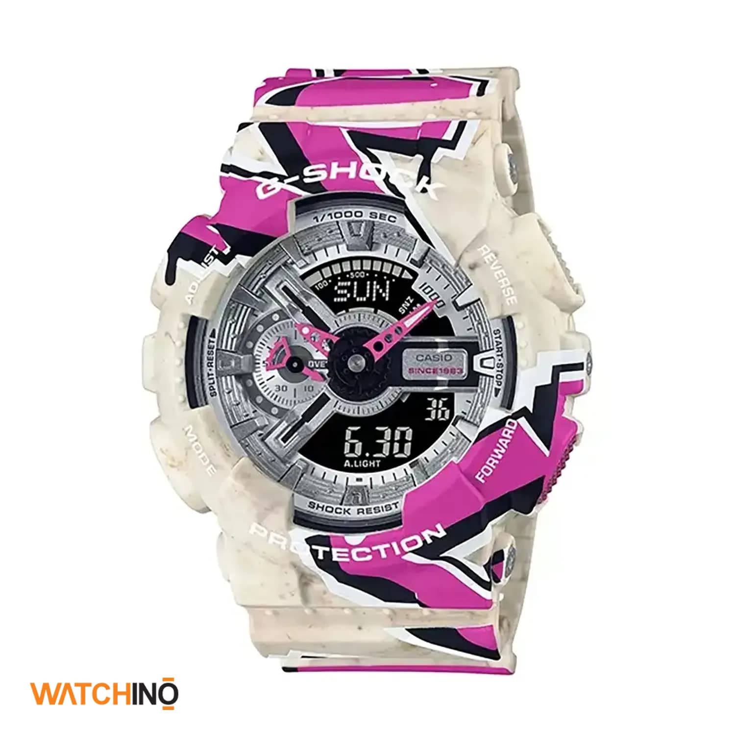 ساعت مچی مردانه زنانه کاسیو مدل GA-110SS-1ADR