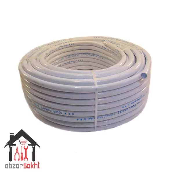 شیلنگ گاز 9 شیری نخ دار کرج ممتاز قوی (3/8 اینچ) 50 متری